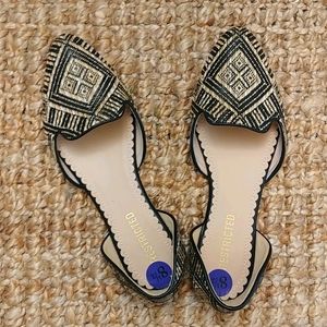 Marshall's Restricted brand woven flats